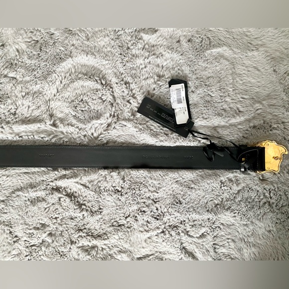 Versace LA MEDUSA LEATHER BELT - Picture 4 of 4